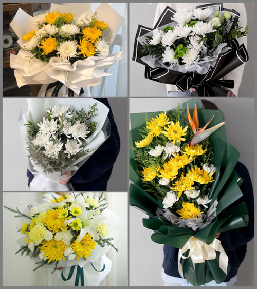 山西晋城高平市永录乡黄耳沟村白事花束代送